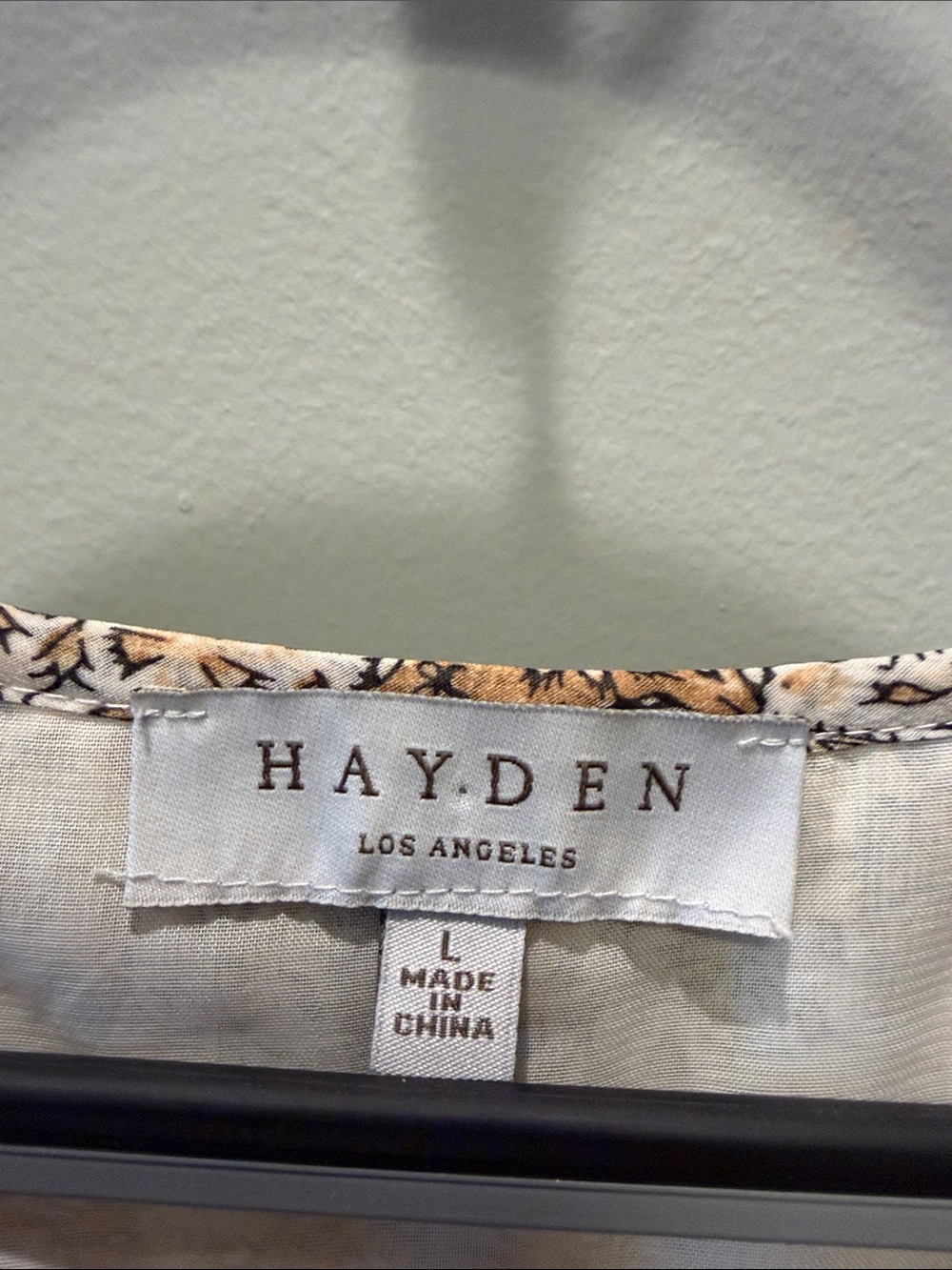 Hayden Brown Floral Tiered Maxi Dress - Picture 2 of 2